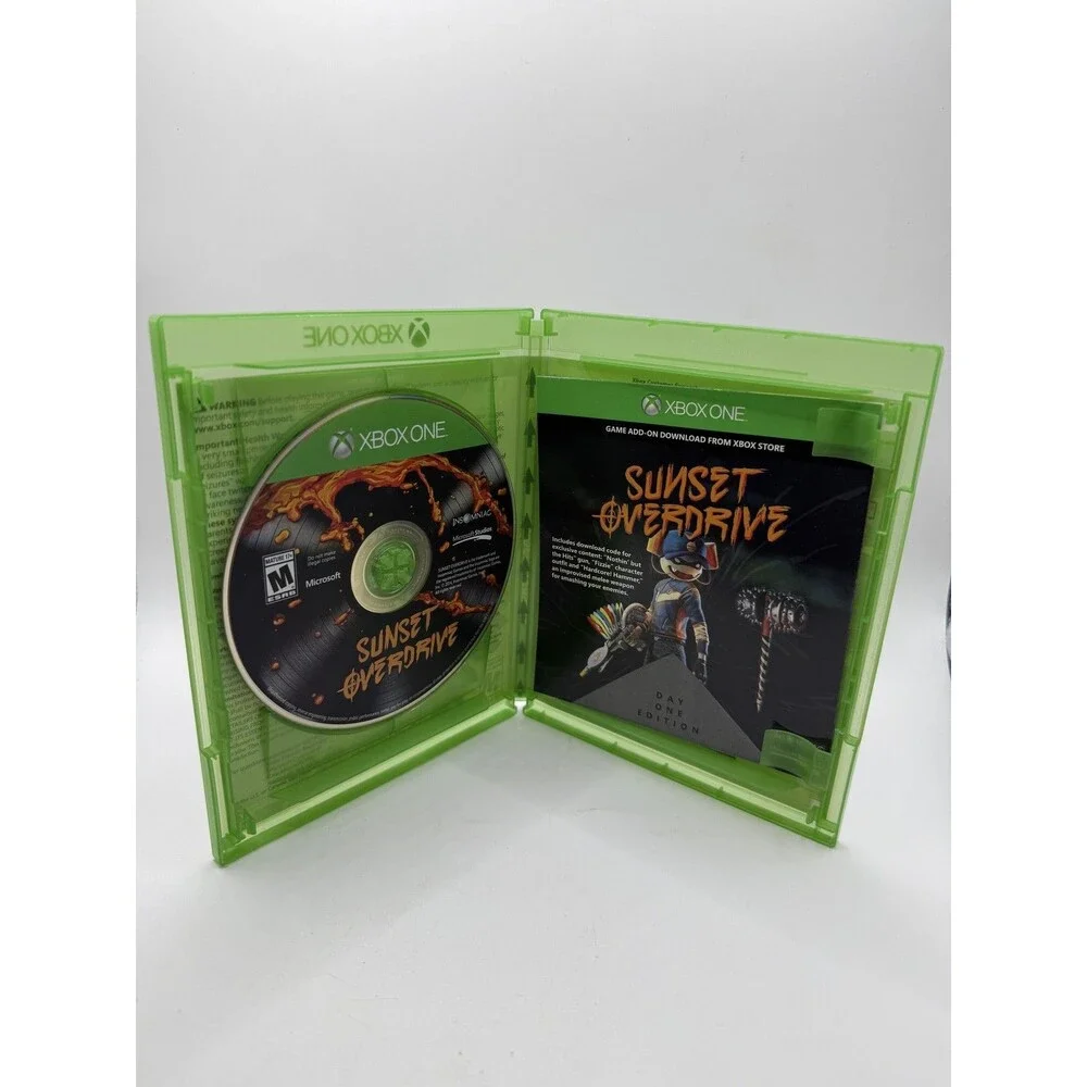 Sunset Overdrive Day One Edition Microsoft Xbox One Game CIB M 2014 Shooter TEST